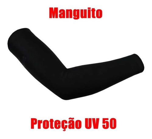 Imagem 2 de 5 de Manguito Befast Preto Ciclismo Fps 50 Melhor Custo