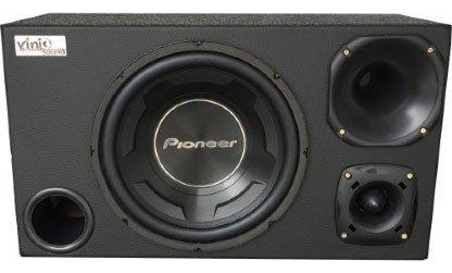 Caixa Trio Pioneer Ts-w3090br Bob. Dupla + Dr Tw Jbl Seleniu