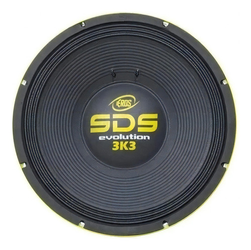 Subwoofer 15 Eros E-15 Sds 3k3 Evolution - 1650 Watts Rms 8 Cor Amarelo