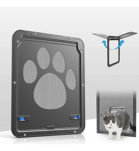 Porta Jiugenxian G Preta Portinhola Cão Gato Xl