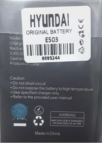 Bateria Pila Hyundai E503 