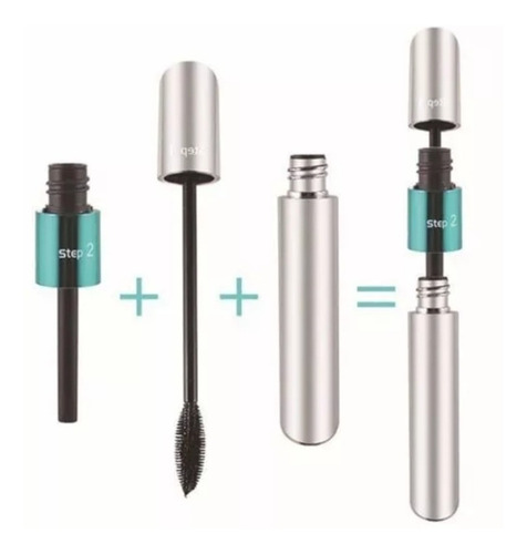 Imagen 4 de 7 de Mascara De Pestañas 4d Rimmel Voluminizadora Fibras De Seda