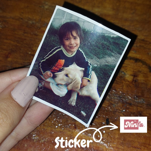 Stickers Personalizados Prueba De Agua Tu Foto Favorita X10u
