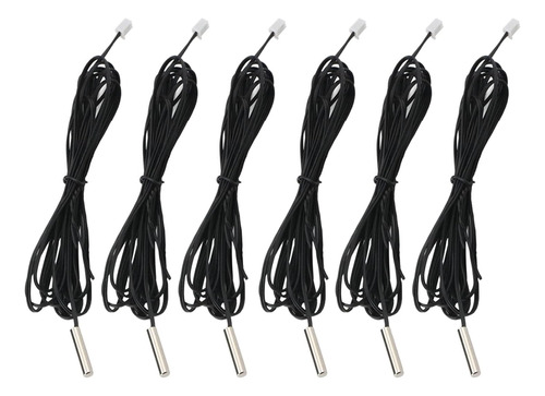 6pcs 10k Sonda Del Sensor De Temperatura 1m Ntc3950 Termisto