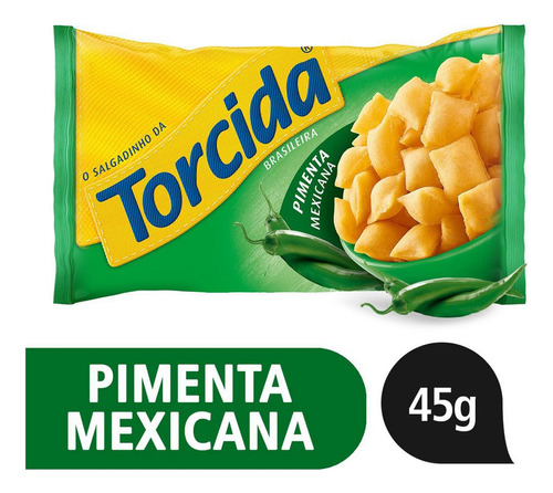 Salgadinho de Trigo Torcida Jr. pimenta mexicana 45 g