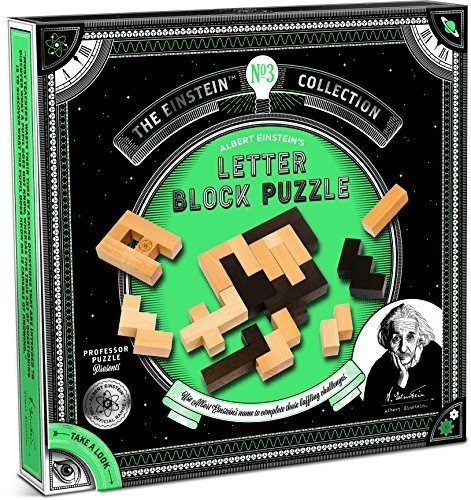 Profesor Puzzle Einsteins Letter Block Puzzle Brain Teaser B