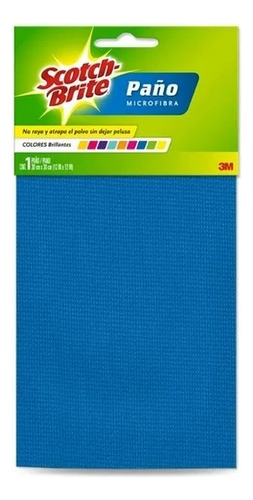 13 Pzas Paño De Microfibra Scotch Brite 30 X 30 Cm Varios Co