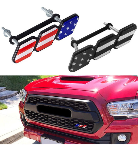 Emblema Tricolor Toyota Trd Bandera Parrillas 4runner Tundra