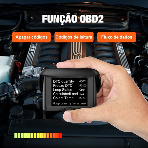 1 Ancel A202 Obd2 Computador De Bordo Scanner Digital Obd2