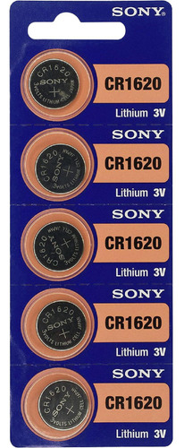 Bateria Cr1620 Sony / Murata - Lithium 3v Cartela 5 Unidades