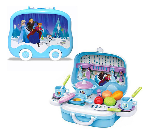 Frozen Set De Cocina Kitchen Valija Con Accesorios