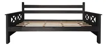Comprar Divan Cama 1 Plaza Sajo Madera Pino Macizo 80x190 Cm Color Negro
