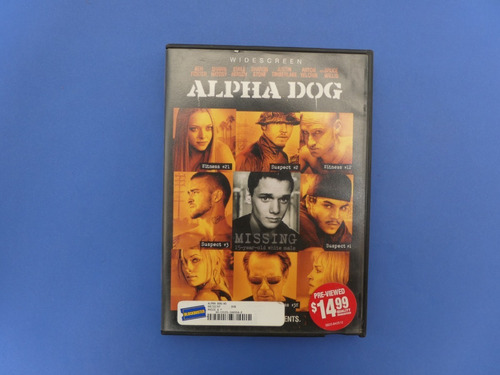 Dvd Original , Alpha Dog