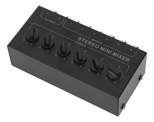 Mini Mezclador Estéreo De 6 Canales Con Control De Volumen I