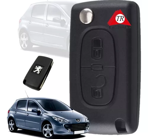 Carcasa Llave Navaja Peugeot 2 Bot 307 308 C/portapila