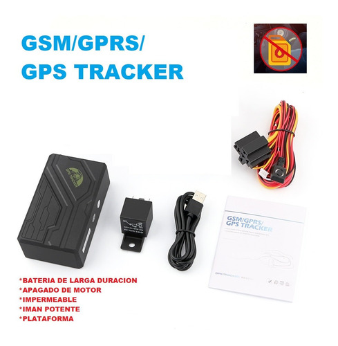 Gps Tracker Ratreador Satelital Tk104 Bateria Larga Duración