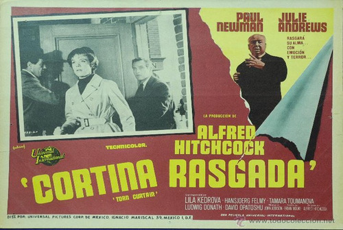 Cortina Rasgada Paul Newman Hitchcock Dublado E Legendado