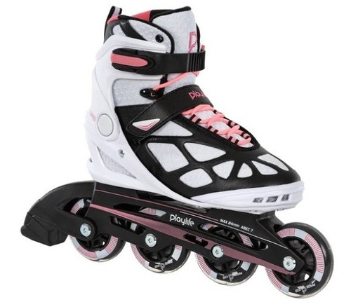 Patines En Línea Fitness Uno Pink 80  Talla 37