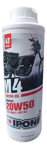 Aceite Ipone 20w50 Mineral