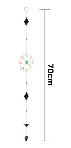 Sino Dos Ventos Artesanal De Vidro Espelhado 70cm