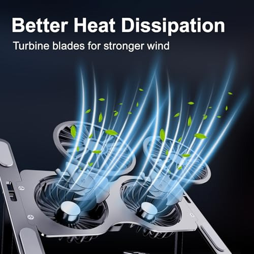 Soporte Para Portátil Con Ventilador Para Escritorio, Soport