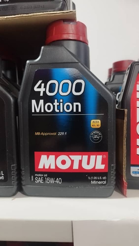 Aceite Motul 4000 Motion 15w-40 Multigrado Mineral Vehiculo