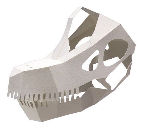 Craneo Brachiosaurus Mesozoica Guardabosques Papercraft