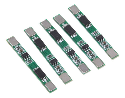 5pcs 1s 3a Pcb Bms Placa De Protección For 3.7v 18650