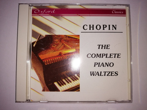 Chopin The Complete Piano Waltzes Cd Nac Ed 1995 Mdisk