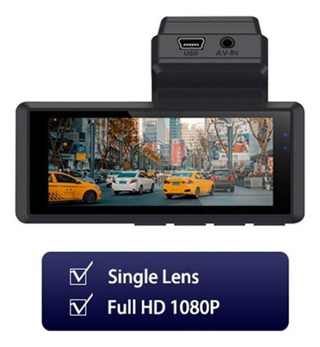 Coche Dvr Dash Camera Vista Trasera Video Recorder Hd
