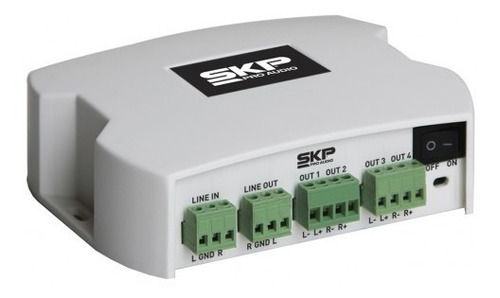 Amplificador Skp Pw-104bt Hogar,comercio,bt,aux,4 Salidas 