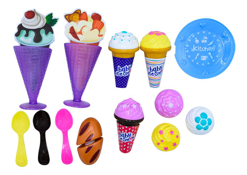 Set Helados Y Muffins Vdm Toys