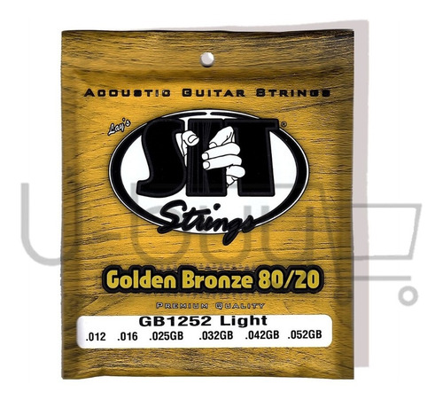 Cuerdas Para Guitarra Acústica Sit Golden Bronze 80/20,12-52