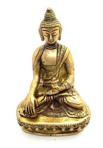 Estatua De Buddha De Bronce