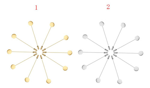 2x 10pcs Pin Broche Del Artesanal Cierre Clip Joyas Diy