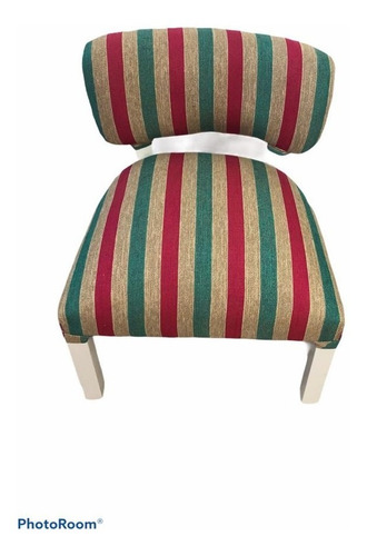 Silla Matera Poltrona Sin Apoya Brazo Vestida En Chenille