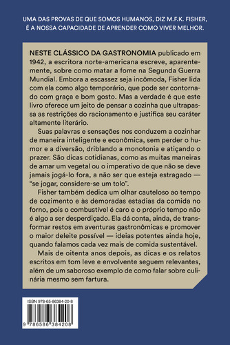Como Cozinhar Um Lobo, De Fisher, M. F. K.., Vol. 1. Editorial Companhia De Mesa, Capa Mole, Edição 2 Em Português, 2023