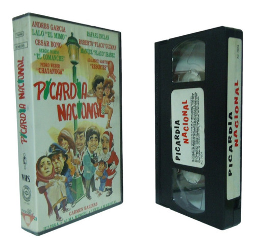 Picardía Nacional Vhs Con Rafael Inclán Y Cesar Bono Vintage