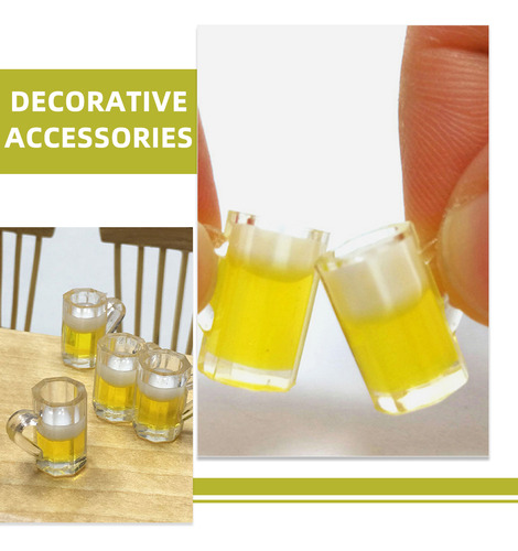 30 Jarras De Cerveza Dollhouse, Tazas De Cerveza En Miniatur