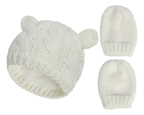 Fynnsure Conjunto De Guantes De Gorro De Beb, Guantes Suaves