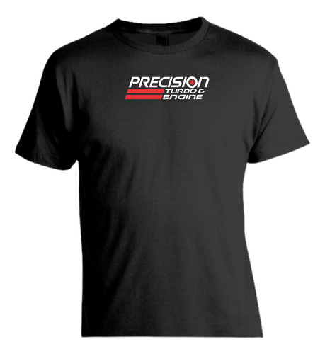 Remera Fierrera Precision Turbo Engine Doble Estampa Algodon