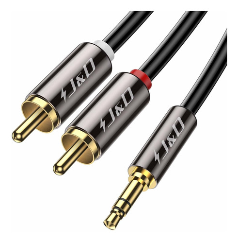 Cable Adaptador De Audio Estereo 3,5mm Macho A 2 Rca | Ne...