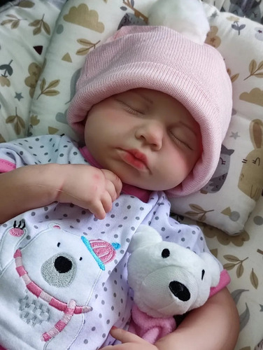 Bebé Reborn Original Silicona Sólida 3kg 46cm Loulou Doll