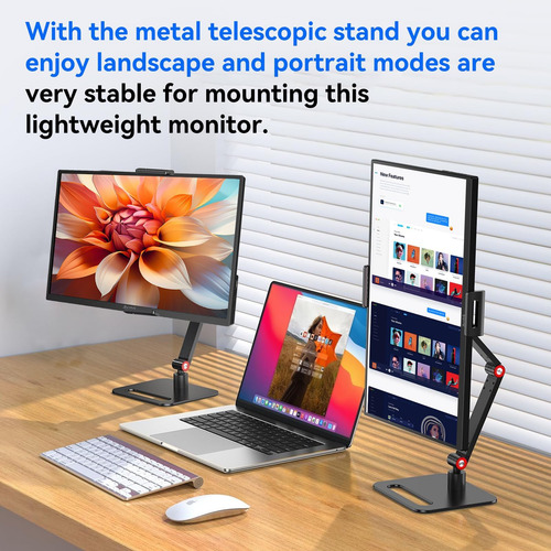 Monitor Portátil De Pantalla Táctil De 14 Pulgadas 1200p Sli