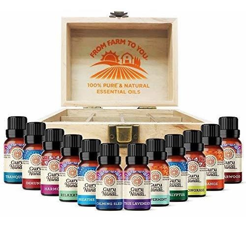 Aromaterapia Aceites - Guru Nanda (set Of 12) Essential Oil 