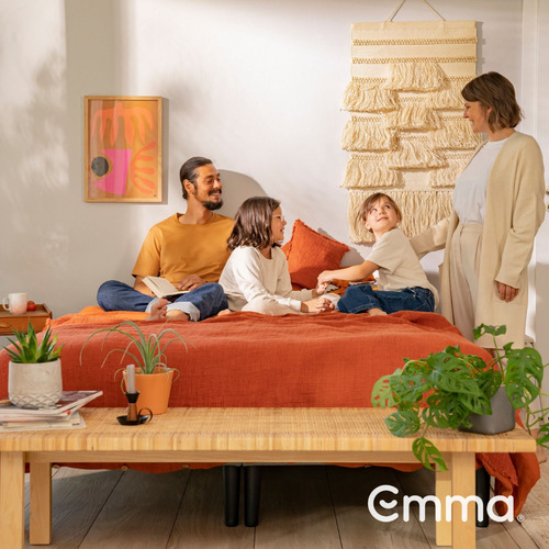 Imagen 4 de 7 de Colchón Emma Hybrid Premium 2 Plazas 150 Cm X 190cm X 24 Cm