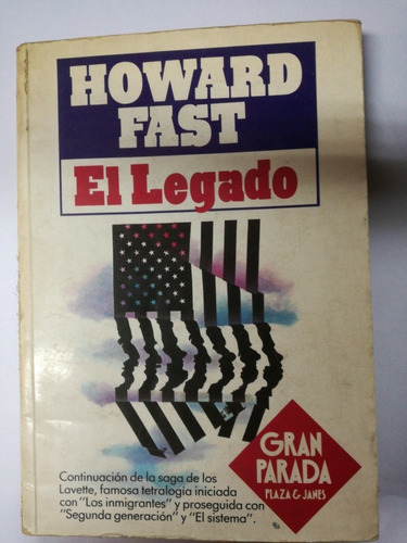 Libro El Legado Howard Fast Gran Parada