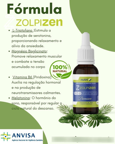 Zolpizen Kit Pague2leve3 Gotas Calmante Natural Sonoprofundo Maracujá