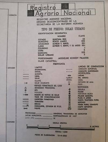 Imagen 4 de 4 de Terreno En Venta En Bonfil Cancun C2635