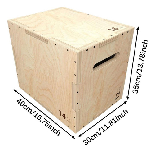 Plyo En 1 Box De Agilidad Box De 12 Inchx14inchx16 Pulgada
